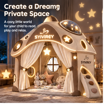 🍆SYIVIREY® StarNest Space Explorer Kids Play Tent