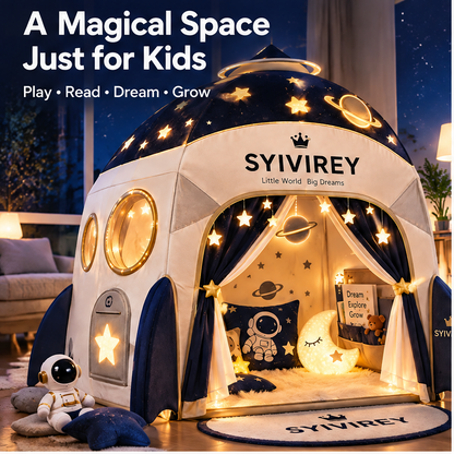 🍑SYIVIREY® StarVoyage Astronaut Galaxy Kids Play Tent