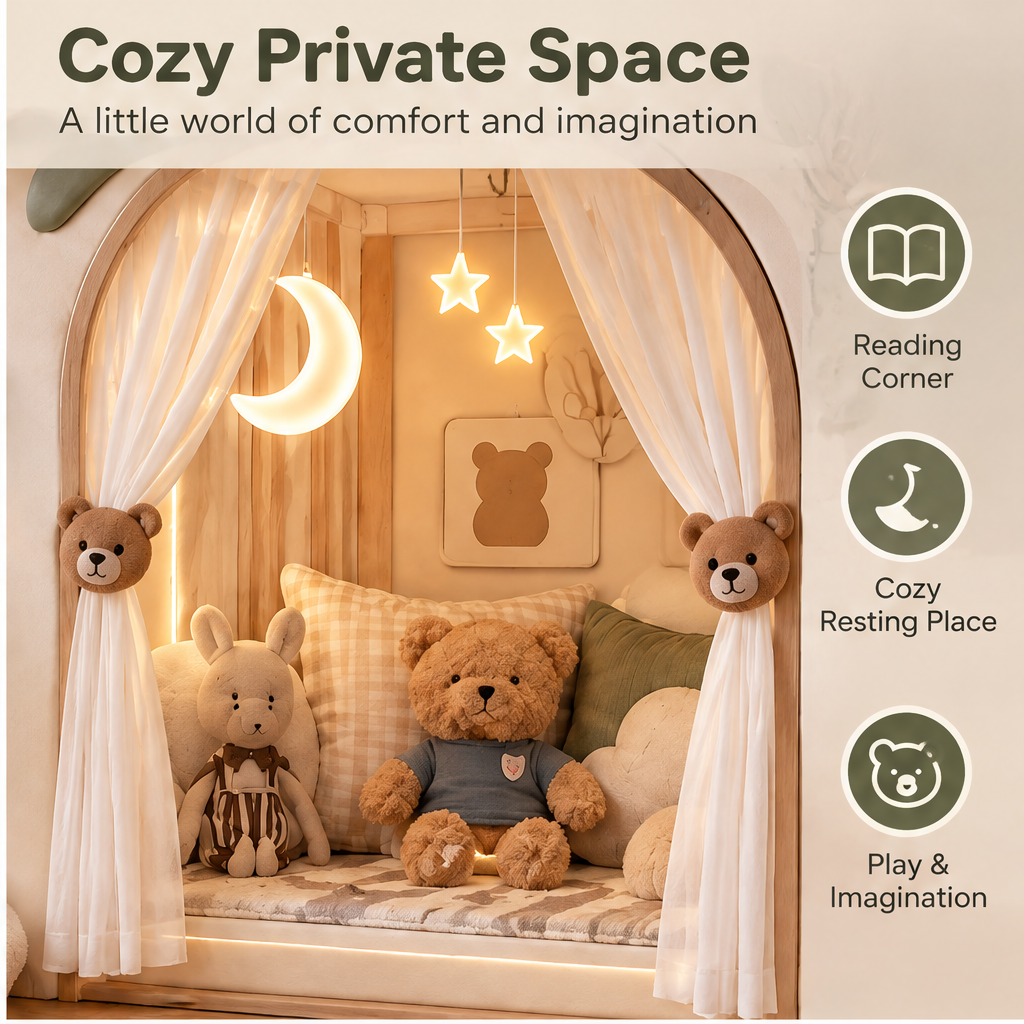 🍍SYIVIREY® CloudNest Dream Playhouse with Slide