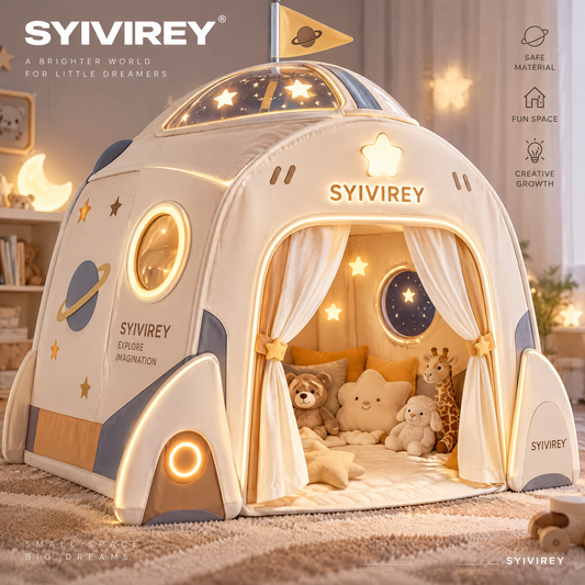 🥑SYIVIREY® StarrySpace Galaxy Kids Play Tent