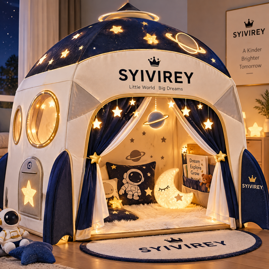 🍑SYIVIREY® StarVoyage Astronaut Galaxy Kids Play Tent