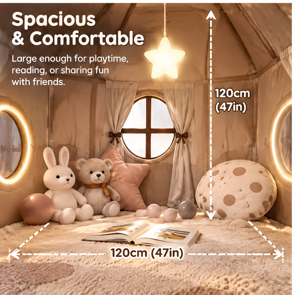 🍆SYIVIREY® StarNest Space Explorer Kids Play Tent