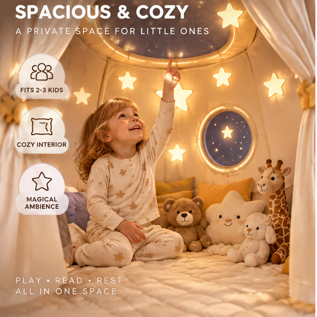 🥑SYIVIREY® StarrySpace Galaxy Kids Play Tent