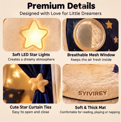 🍅SYIVIREY® Moonlight Galaxy Kids Play Tent