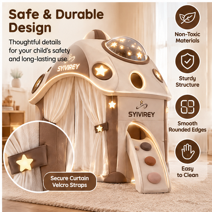 🍆SYIVIREY® StarNest Space Explorer Kids Play Tent