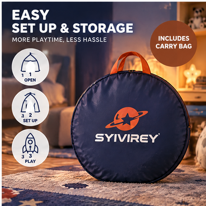 🍌SYIVIREY® SpaceExplorer Rocket Kids Play Tent