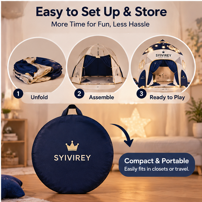 🍑SYIVIREY® StarVoyage Astronaut Galaxy Kids Play Tent