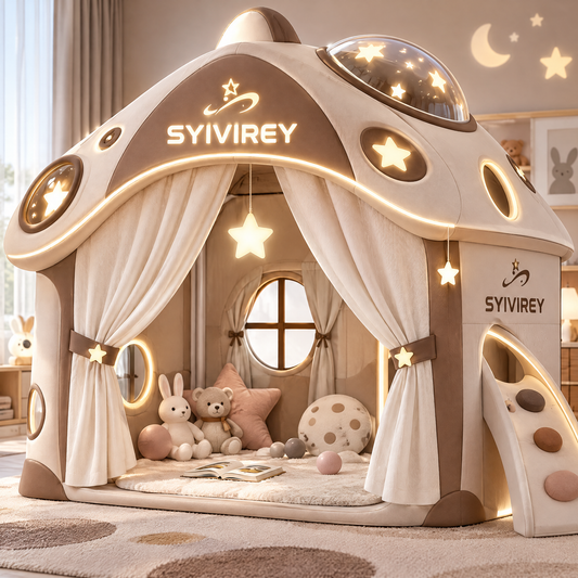 🍆SYIVIREY® StarNest Space Explorer Kids Play Tent